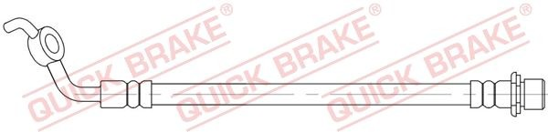 58007 Quick Brake Шланг гальмівний задній, правий